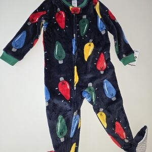 Carter's Colorful Lights Footie Pajama